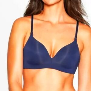 Auden Nursing Bra Women’s  Lightly Lined Wirefree Blue #New